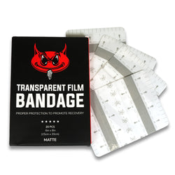 CAM Transparent Aftercare Bandage (Pre-Cut Sheets) - 20 Sheets - 6