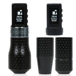 The Legend Pro Tattoo Pen - Hybrid (4.6mm) - Full Set (2 Batteries + 3 Grips)