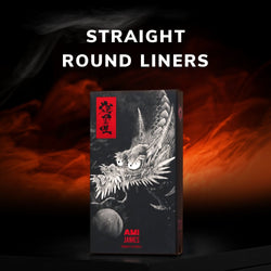 CAM x AMI JAMES Cartridges - Straight Round Liners - #12 (0.35mm) - 20/Box