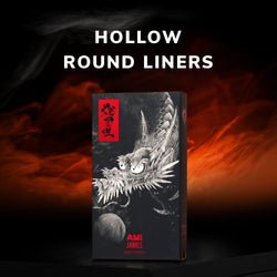 CAM x AMI JAMES Cartridges - Hollow Round Liners - #12 (0.35mm) - 20/Box