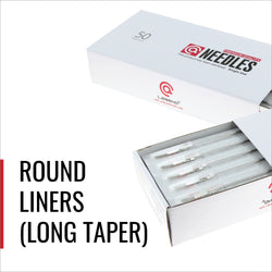 Legend Traditional Needles - Round Liners (8mm Long Taper)