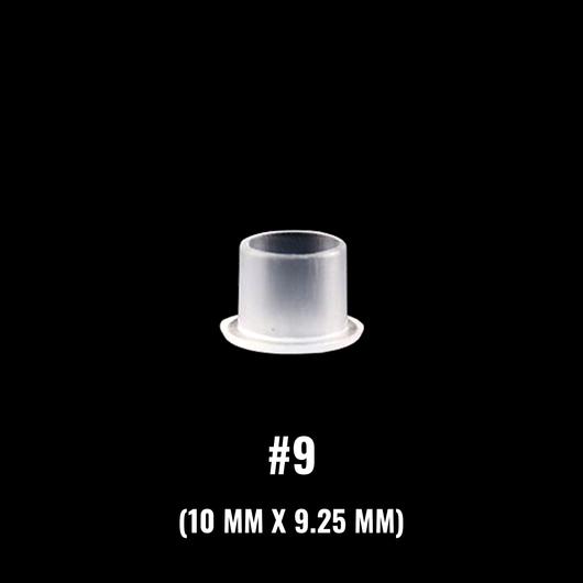 #9 Flat Base Clear Ink Cups (500/Bag)