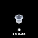 #9 Regular Clear Ink Cups (1000/Bag)