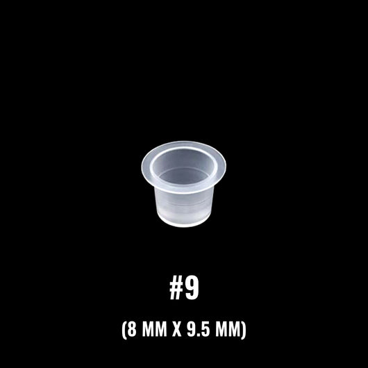 #9 Regular Clear Ink Cups (1000/Bag)